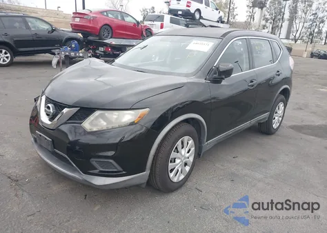 2016 Nissan Rogue S z USA, uszkodzony, nr VIN KNMAT2MT6GP637696